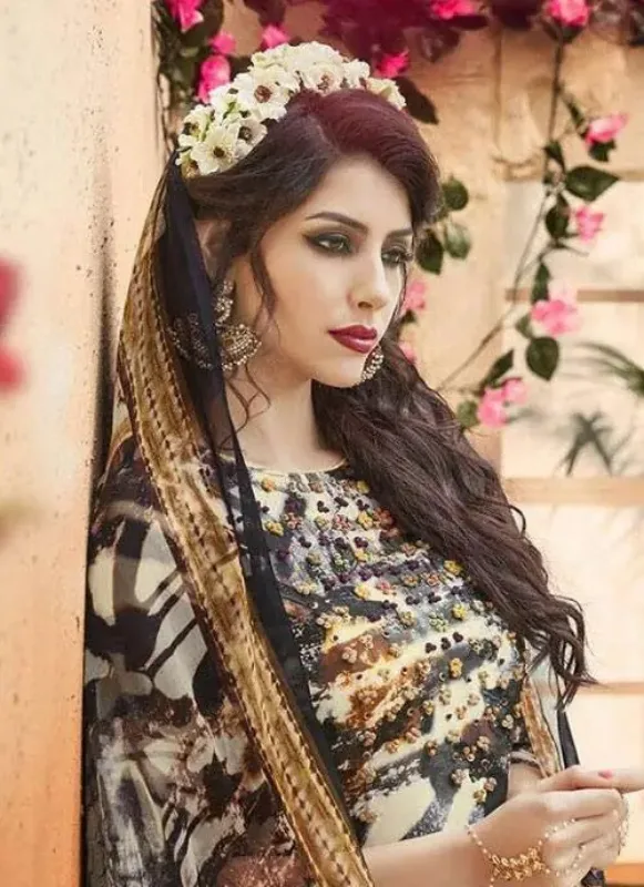 Picture of Radhe Designer Black Georgette Kaftan Dress for Women - F11062