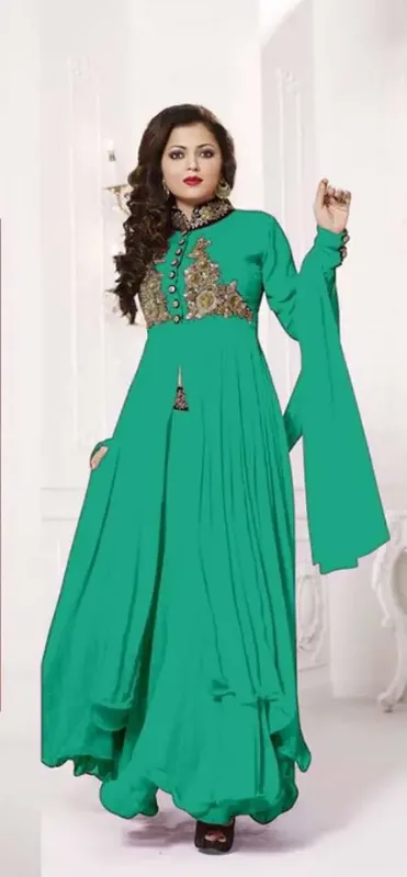 Picture of Radhe Designer Multicolor Georgette Kaftan Dress for Women - F11056