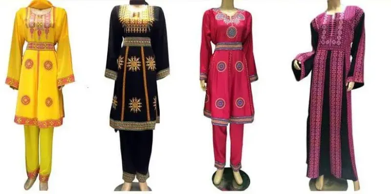 Picture of Radhe Designer Black Georgette Kaftan Dress for Women - F10735