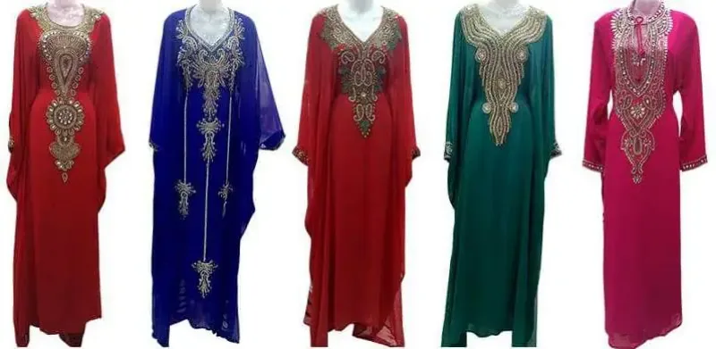 Picture of Radhe Designer Purple Georgette Kaftan Dress for Women - F10726