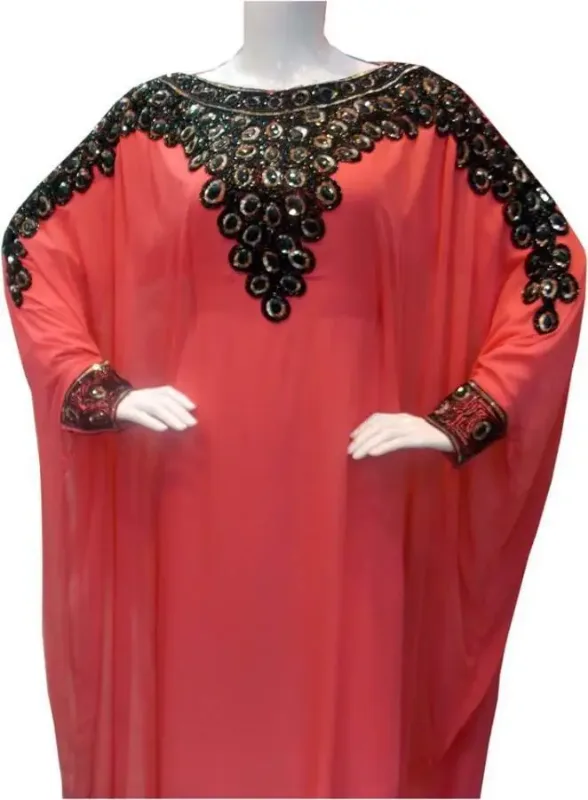 Picture of Radhe Designer Multicolor Georgette Kaftan Dress for Women - F7572