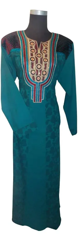Picture of Radhe Designer Multicolor Georgette Kaftan Dress for Women - F11531