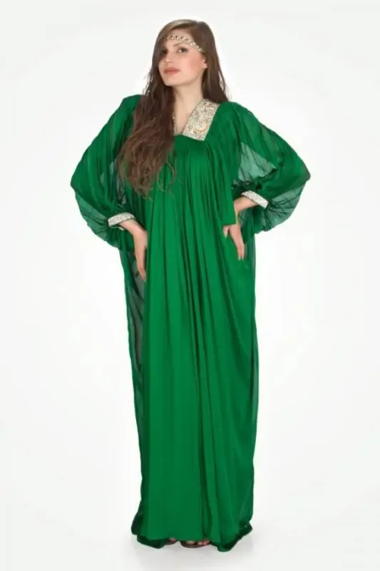 Picture of Radhe Designer Multicolor Georgette Kaftan Dress for Women - F7048