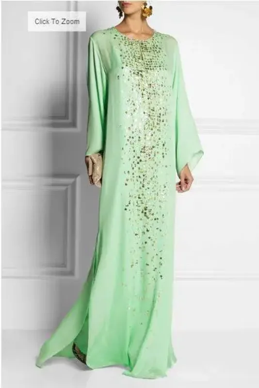 Picture of Radhe Designer Multicolor Georgette Kaftan Dress for Women - F7538