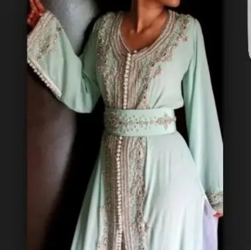 Picture of Radhe Designer Multicolor Georgette Kaftan Dress for Women - F10832