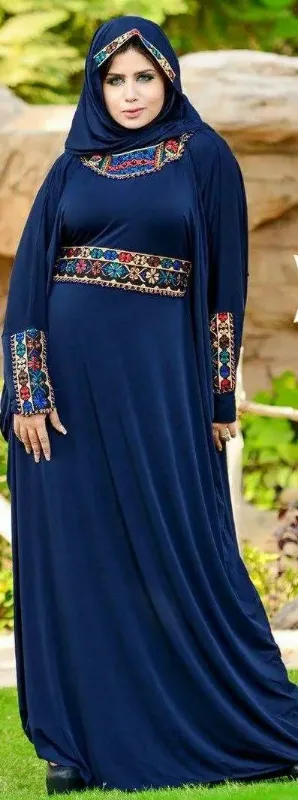 Picture of Radhe Designer Multicolor Georgette Kaftan Dress for Women - F11201