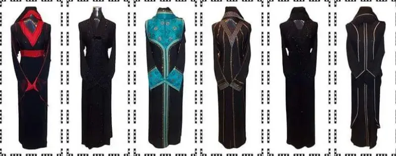 Picture of Radhe Designer Black Georgette Kaftan Dress for Women - F11534