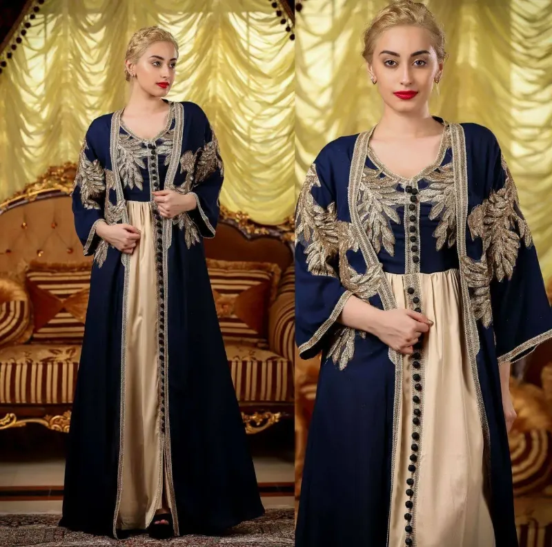 Picture of Radhe Designer Yellow Georgette Kaftan Dress for Women - F11127