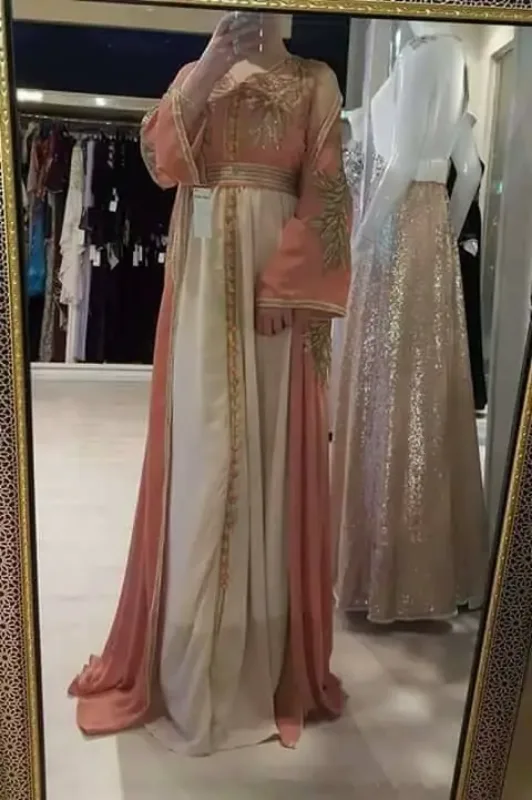 Picture of Radhe Designer Green Georgette Kaftan Dress for Women - F11121