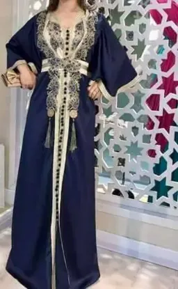 Picture of evening dress grey,abaya,jilbab,kaftan dress,dubai kaft