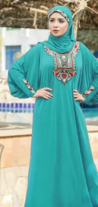 Picture of evening dress high neck,abaya,jilbab,kaftan dress,dubai