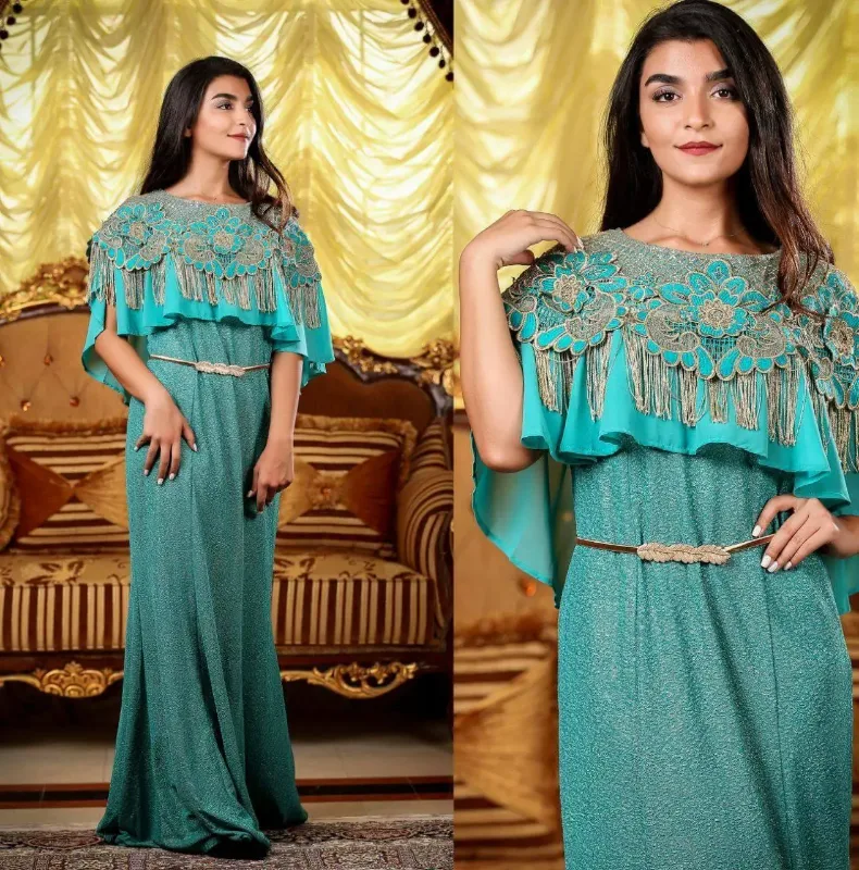 Picture of Radhe Designer Multicolor Georgette Kaftan Dress for Women - F11141