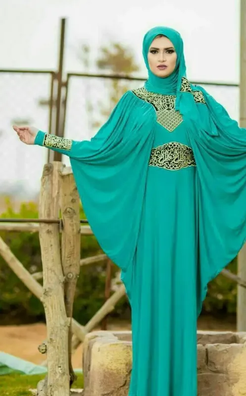 Picture of Radhe Designer Multicolor Georgette Kaftan Dress for Women - F11162