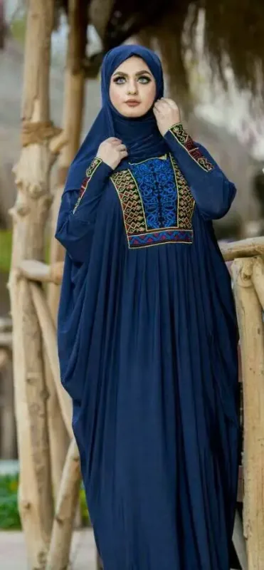 Picture of Radhe Designer Purple Georgette Kaftan Dress for Women - F11168