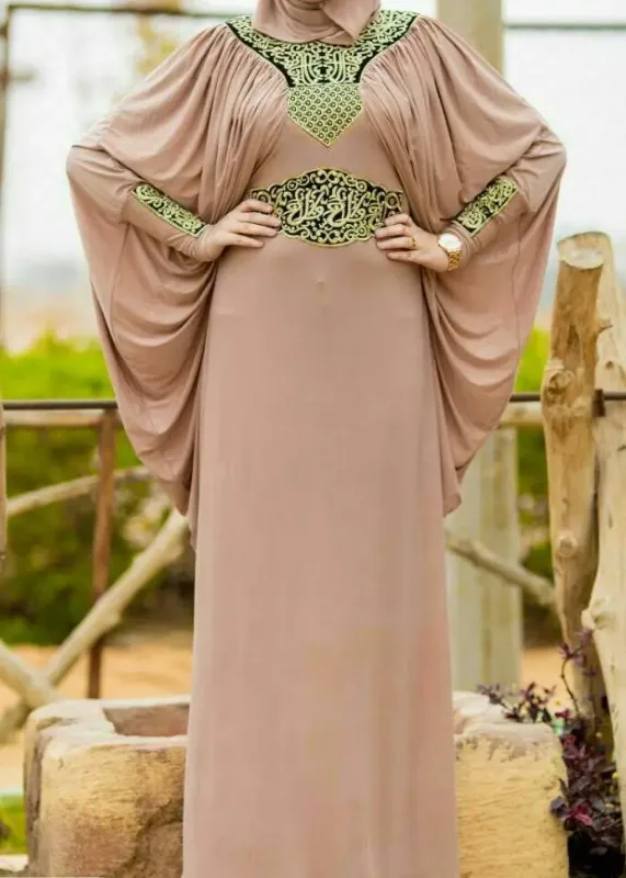 Picture of Radhe Designer Pink Cotton Kaftan Dress for Women - F11165