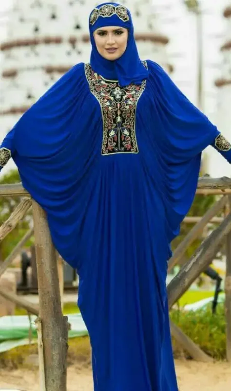 Picture of Radhe Designer White Georgette Kaftan Dress for Women - F11169