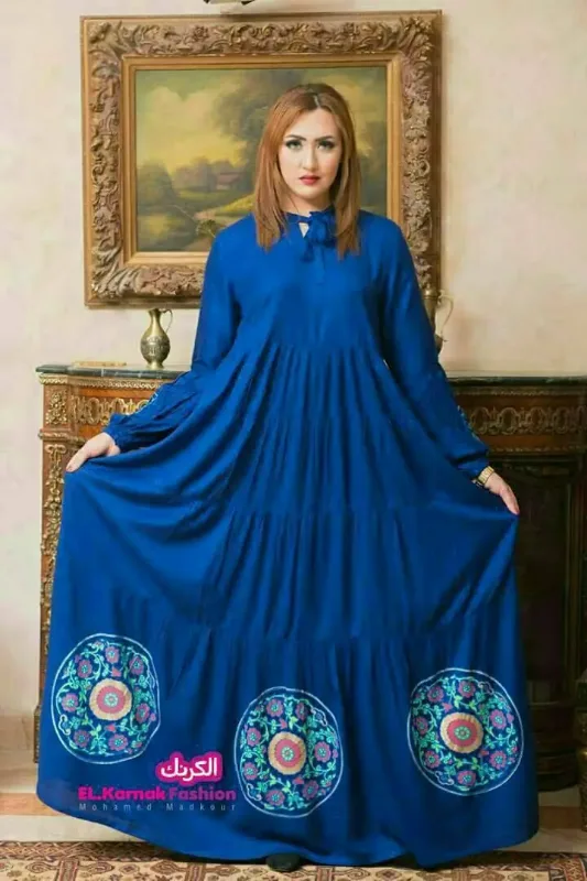 Picture of Radhe Designer Multicolor Georgette Kaftan Dress for Women - F11190
