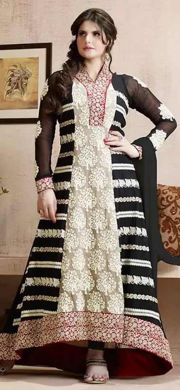 Picture of Radhe Designer Multicolor Georgette Kaftan Dress for Women - F11187