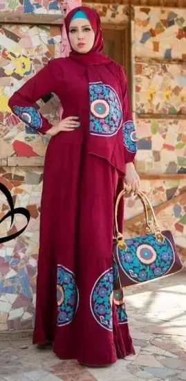 Picture of evening dress kuchai lama,kaftan kurti design,abaya,jil