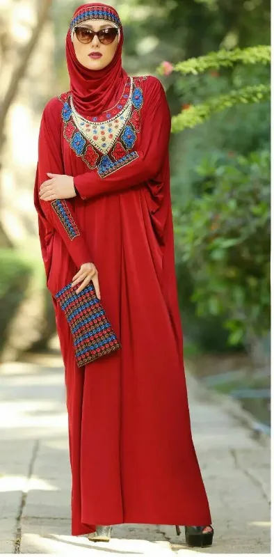 Picture of Radhe Designer Multicolor Georgette Kaftan Dress for Women - F11207
