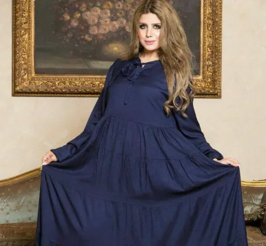 Picture of evening dress made from sari,abaya,jilbab,kaftan dress,