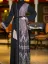 Picture of Black Georgette Kaftan Dress for Women - Look 12444
