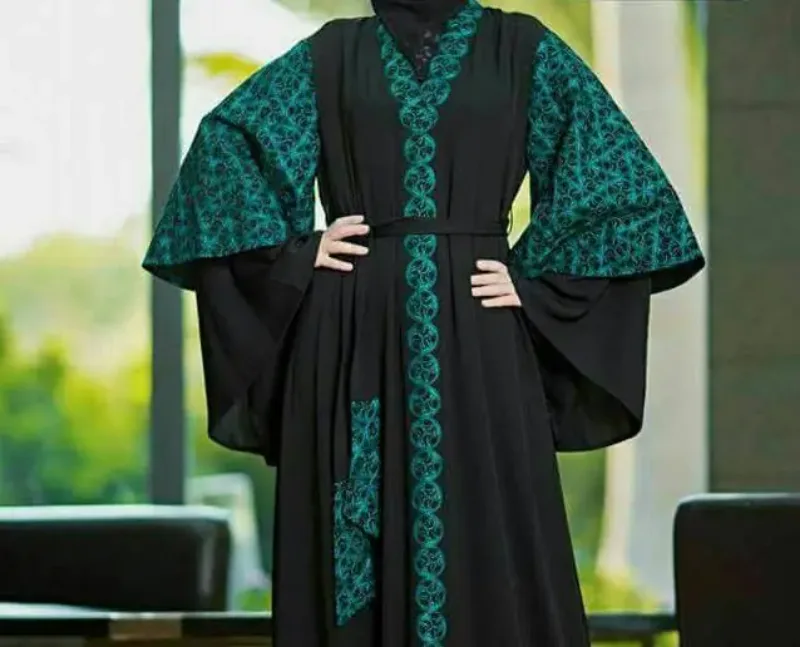 Picture of Radhe Designer Multicolor Georgette Kaftan Dress for Women - F11241