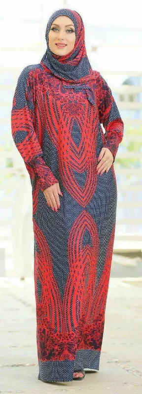 Picture of Radhe Designer Multicolor Georgette Kaftan Dress for Women - F11235