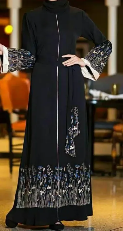 Picture of Radhe Designer Multicolor Georgette Kaftan Dress for Women - F11238