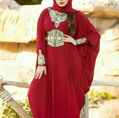 Picture of evening dress off the shoulder,abaya,jilbab,kaftan dres