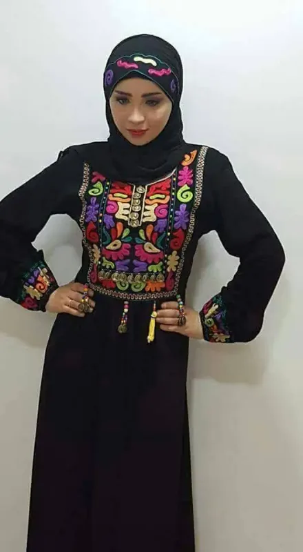 Picture of Radhe Designer Multicolor Georgette Kaftan Dress for Women - F11247
