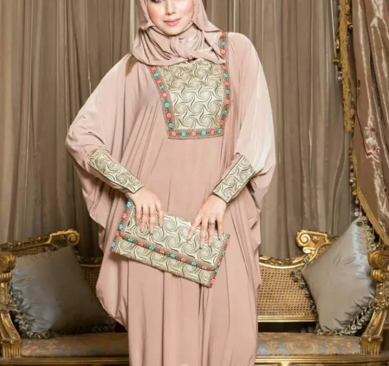 Picture of Radhe Designer Multicolor Georgette Kaftan Dress for Women - F11255