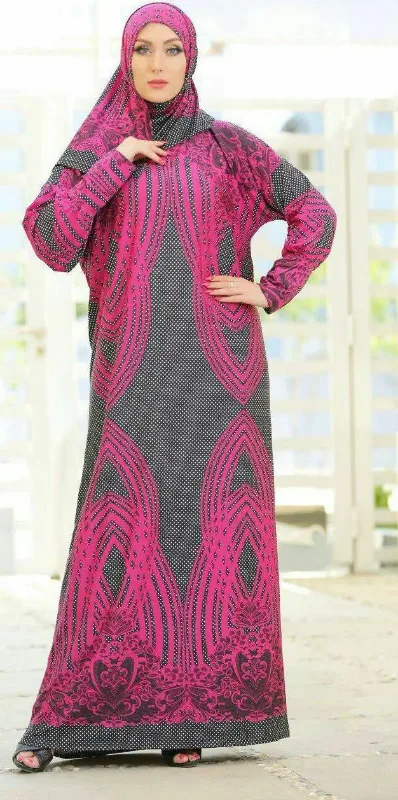 Picture of Radhe Designer Black Georgette Kaftan Dress for Women - F11249