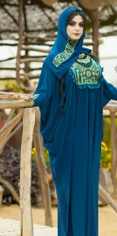 Picture of Radhe Designer Black Georgette Kaftan Dress for Women - F11266