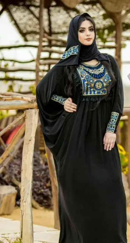 Picture of Radhe Designer Multicolor Georgette Kaftan Dress for Women - F11274