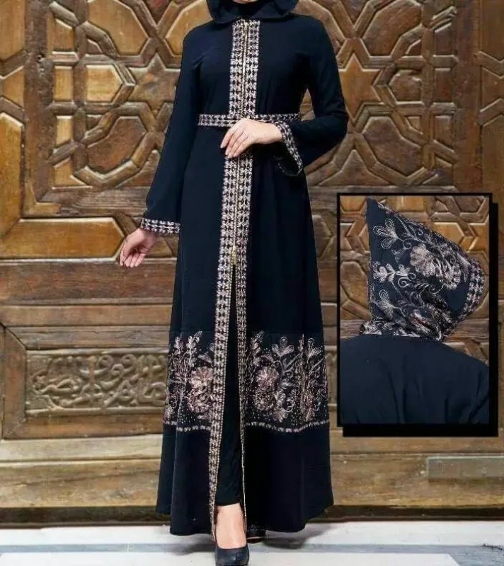Picture of Radhe Designer Multicolor Georgette Kaftan Dress for Women - F11275