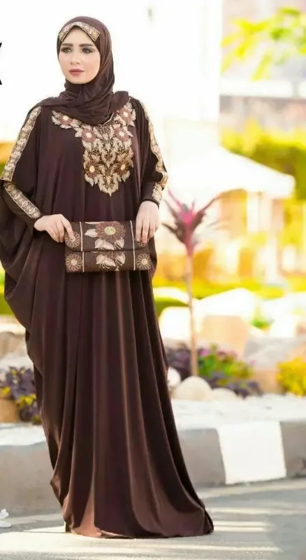 Picture of Radhe Designer Multicolor Georgette Kaftan Dress for Women - F11276