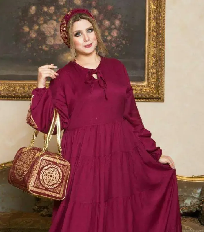 Picture of Radhe Designer Black Georgette Kaftan Dress for Women - F11285