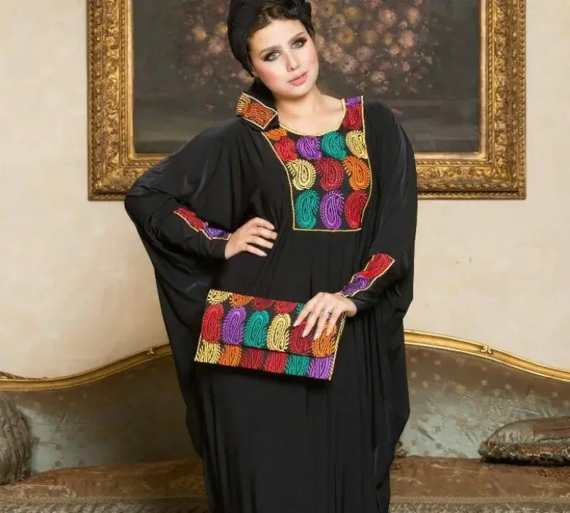 Picture of Radhe Designer Pink Cotton Kaftan Dress for Women - F11301