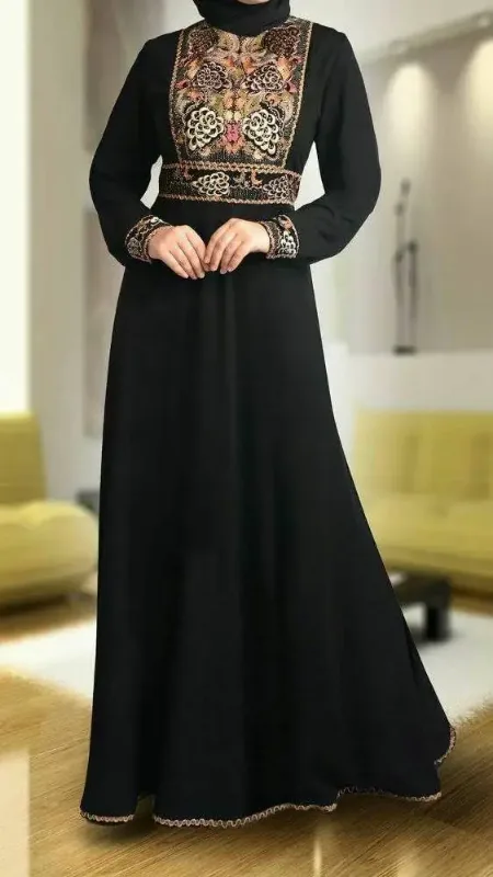 Picture of Radhe Designer Purple Georgette Kaftan Dress for Women - F11304