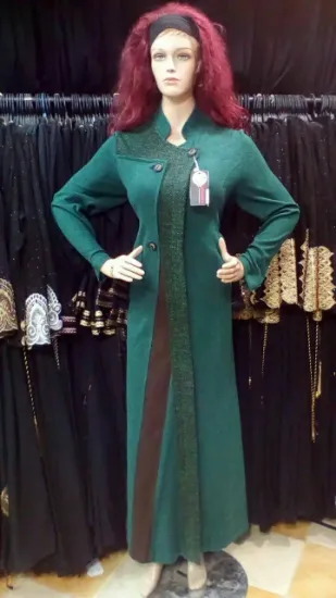 Picture of evening dress sim 4,v neck caftan pattern,abaya,jilbab,