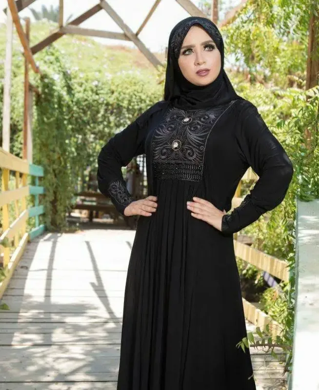 Picture of Radhe Designer Multicolor Georgette Kaftan Dress for Women - F11447