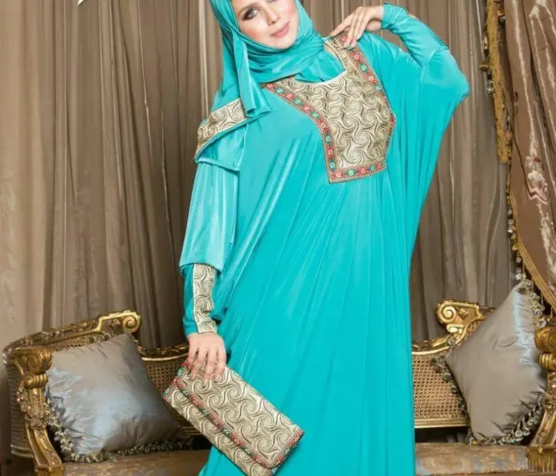 Picture of Radhe Designer Multicolor Georgette Kaftan Dress for Women - F11303
