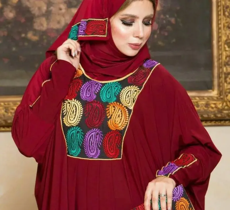 Picture of Radhe Designer Multicolor Georgette Kaftan Dress for Women - F11320