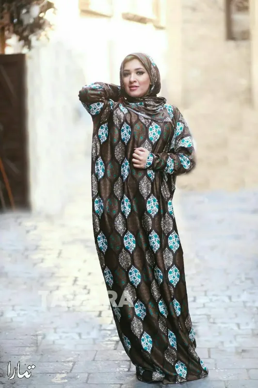 Picture of Radhe Designer Multicolor Georgette Kaftan Dress for Women - F11343