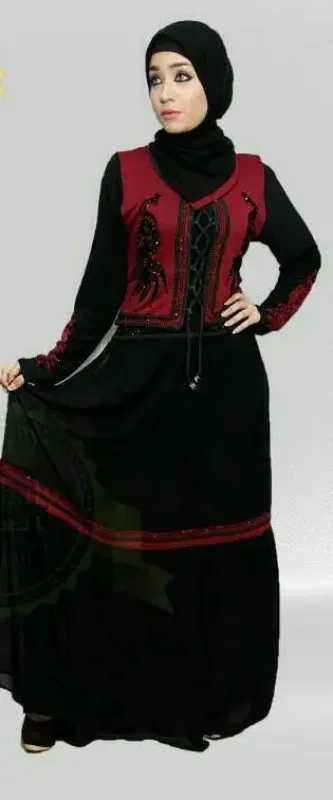 Picture of Radhe Designer Multicolor Georgette Kaftan Dress for Women - F11379