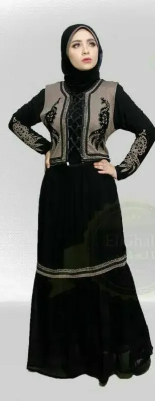 Picture of Radhe Designer Yellow Georgette Kaftan Dress for Women - F11382