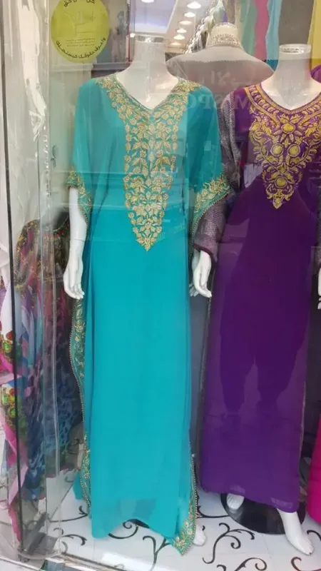 Picture of Radhe Designer Blue Georgette Kaftan Dress for Women - F11397