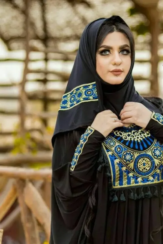 Picture of Radhe Designer Blue Georgette Kaftan Dress for Women - F11278