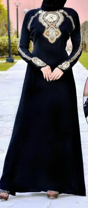 Picture of Radhe Designer Multicolor Georgette Kaftan Dress for Women - F11391